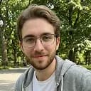 Caricatura di laurea ragazzo in informatica